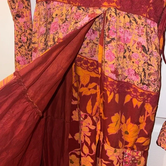 Free People Tilda wrap dress small NWT - Picture 4 of 8